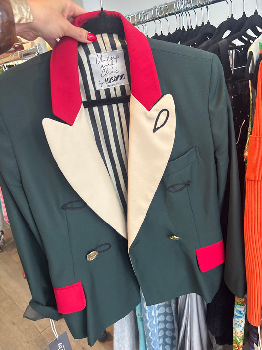 5. MOSCHINO MULTICOLOR BLAZER