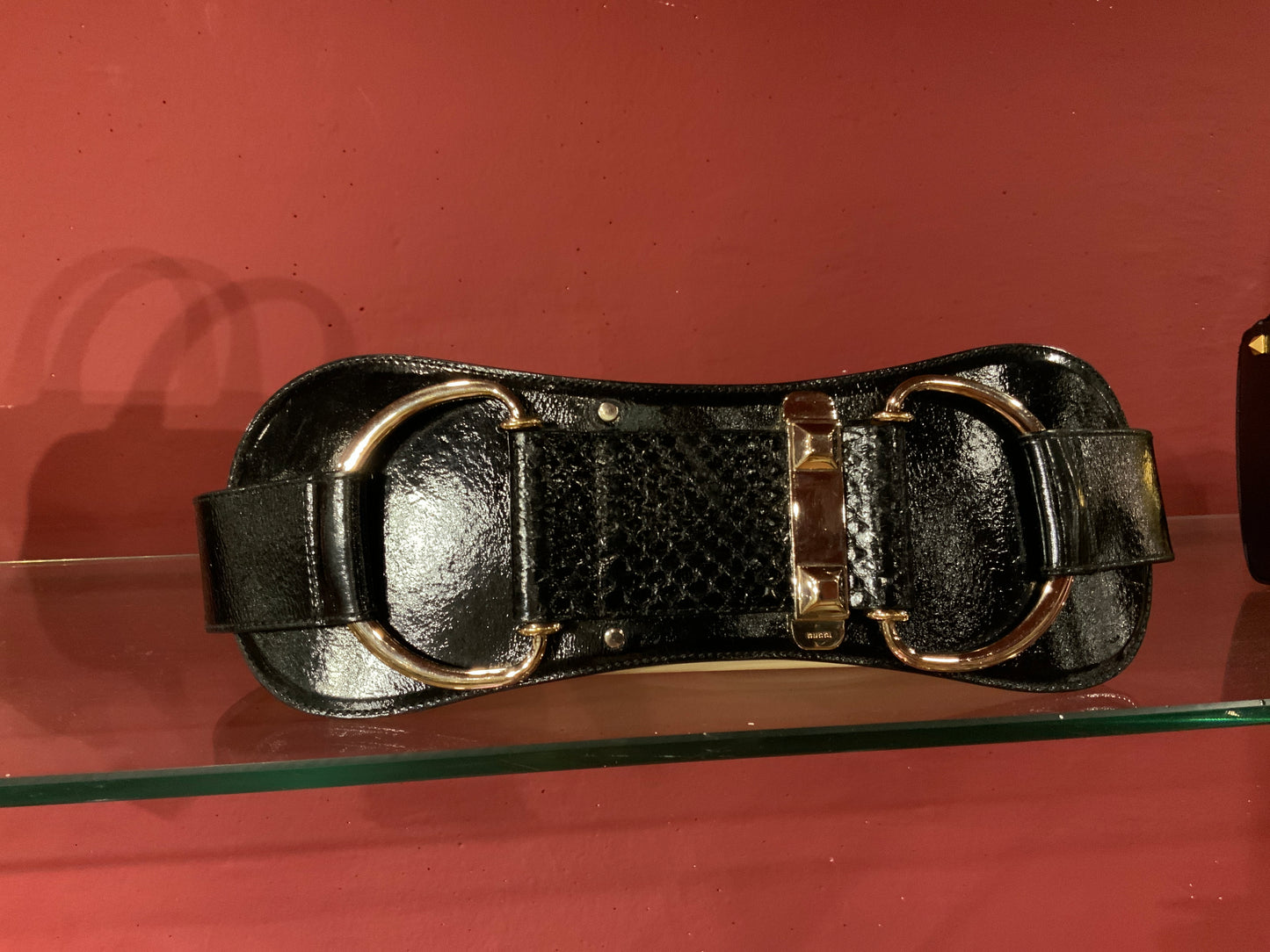 GUCCI HORSEBIT AND PYTHON BELT