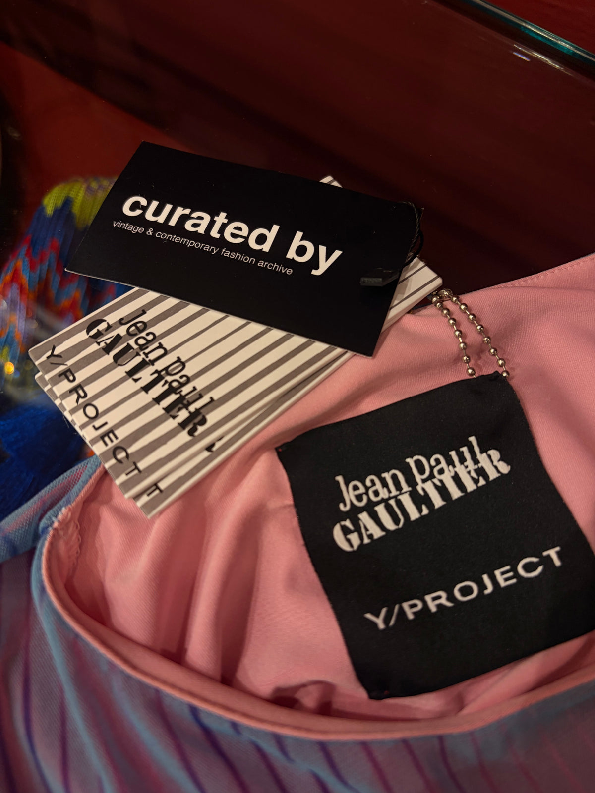 JEAN PAUL GAULTIER Y/PROJECT MESH LONG SLEEVED BODY - WITH LABELS