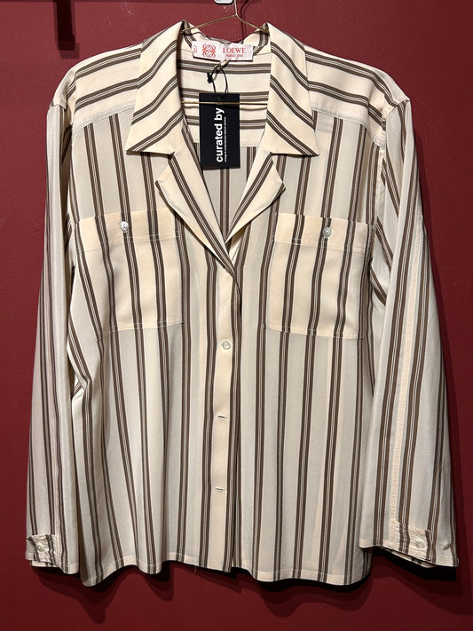 LOEWE VINTAGE SILK BLOUSE LINES