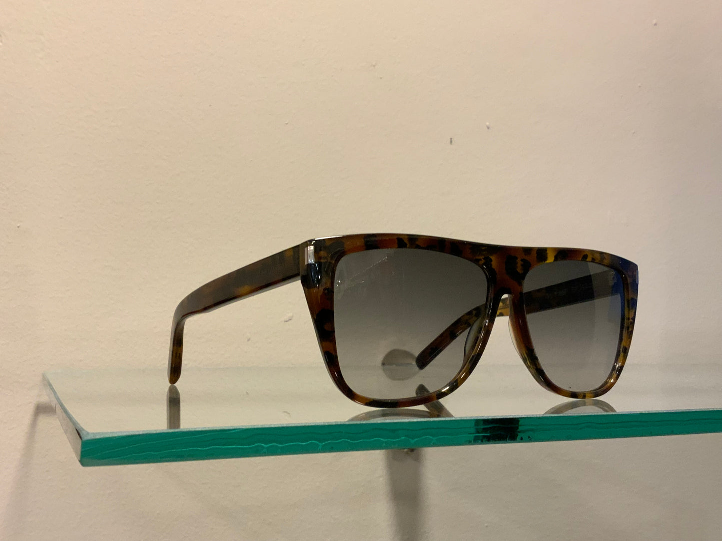 SAINT LAURENT OVERSIZED MASK SUNGLASSES