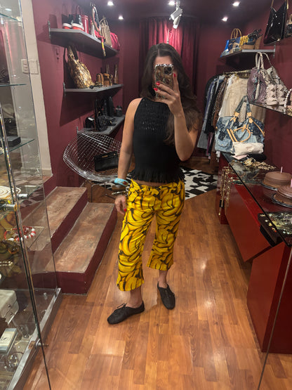 DOLCE AND GABBANA BANANNA PRINT DENIM - RUNWAY
