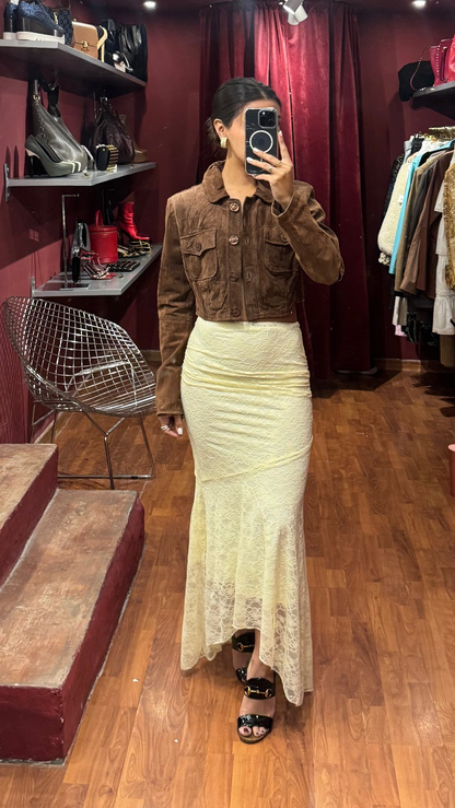 LONG LACE MERMAID SKIRT