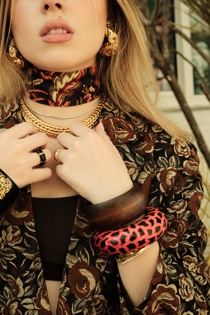 EMBROIDERED FLOWERS BLAZER