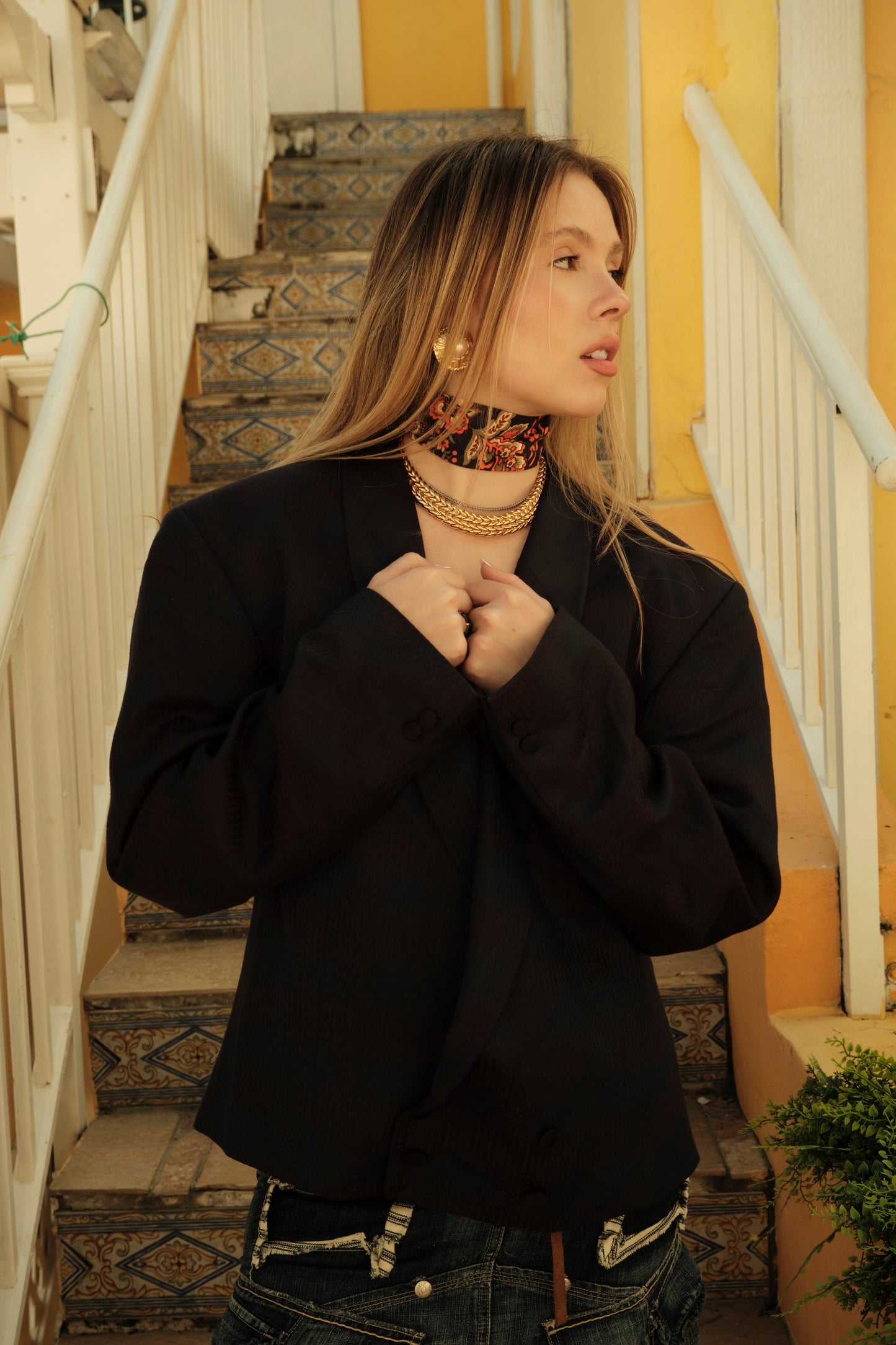 OVERSIZED TUXEDO BLAZER