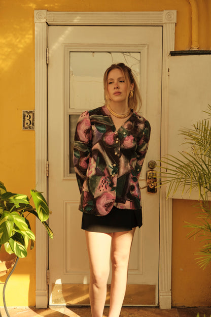 FLORAL PRINT JACKET