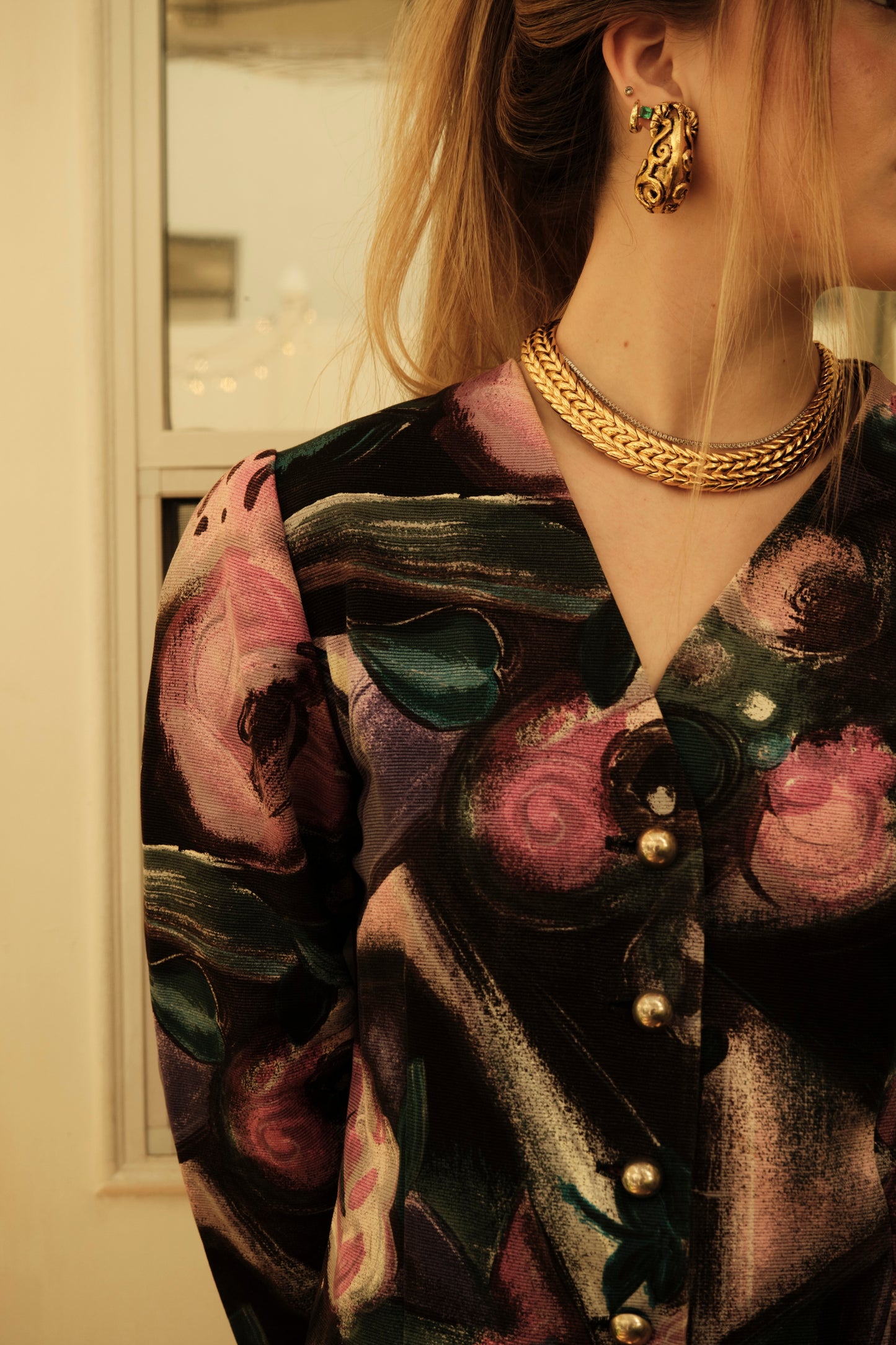 FLORAL PRINT JACKET
