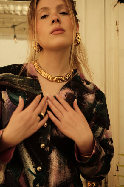 FLORAL PRINT JACKET
