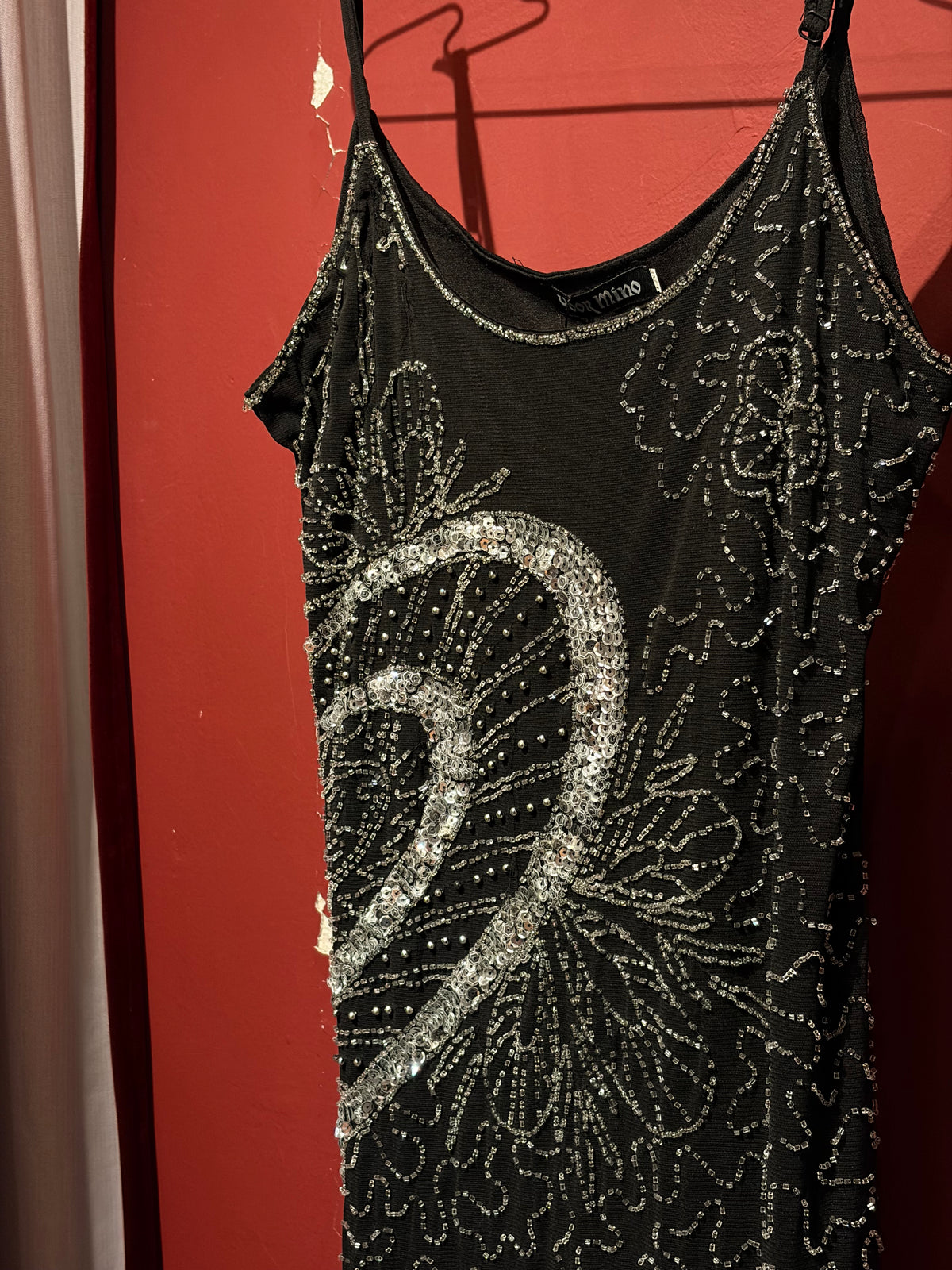 SEXY STRAPPY EMBROIDERED DRESS