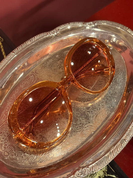 CHLOE OVERSIZED ROUNDED SUNGLASSES