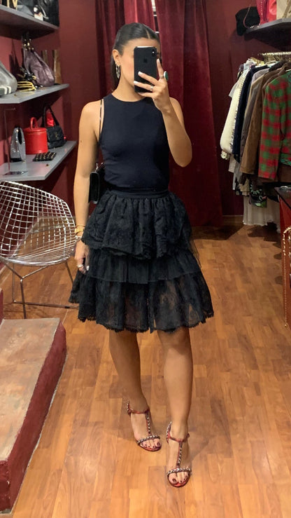 CHRISTIAN LACROIX LACE SKIRT