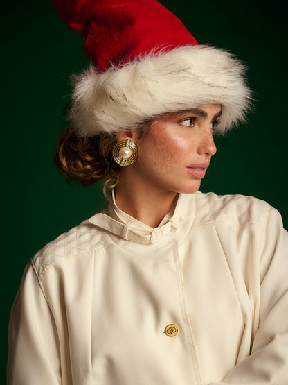 LONG WHITE COAT