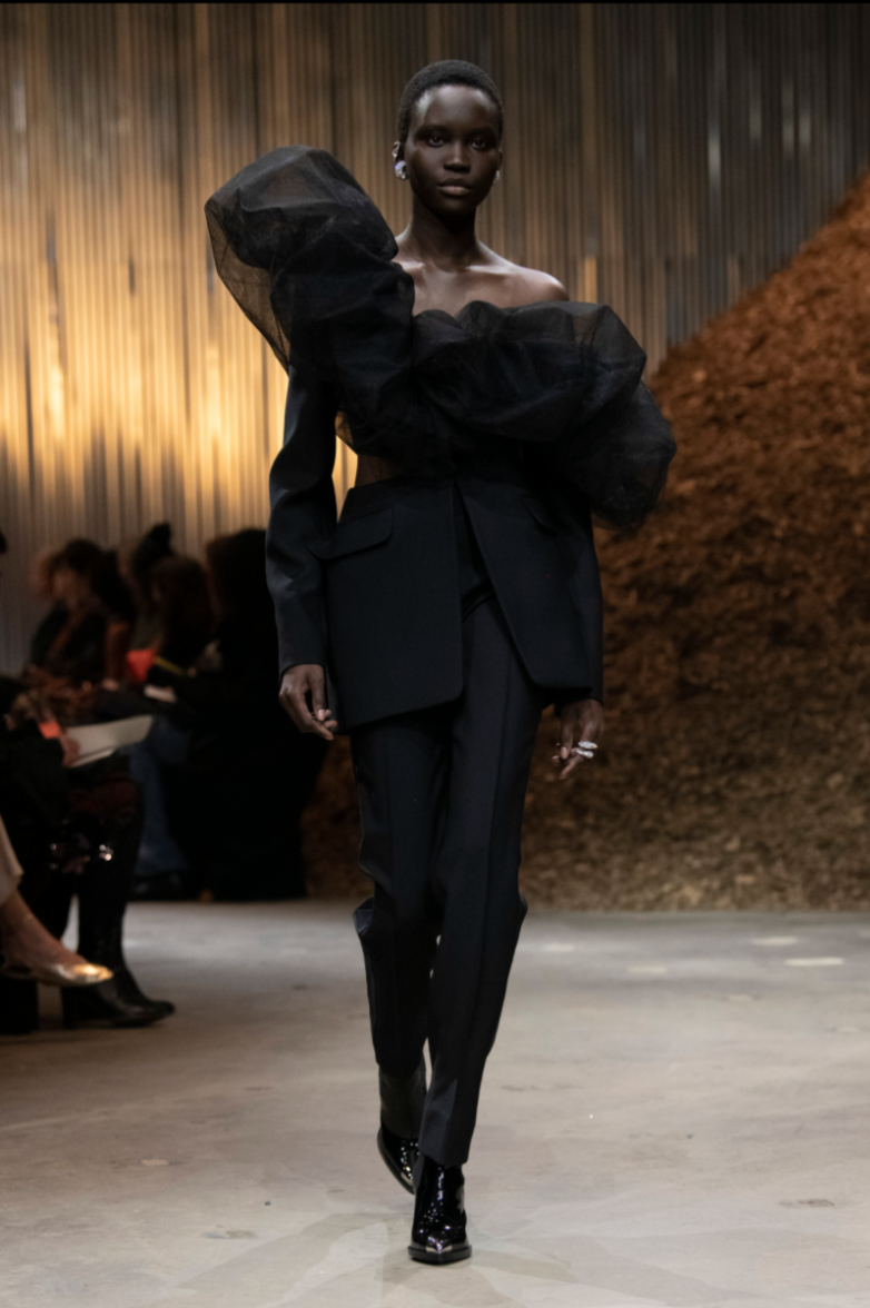 RUNWAY ALEXANDER MCQUEEN CORSET TOP