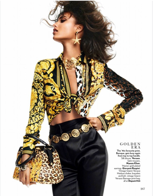 VERSACE SPRING 1992 MEDUSA SHIRT