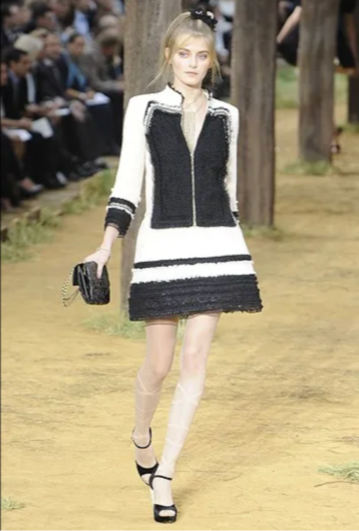 CHANEL SPRING 2010 BICOLOR JACKET