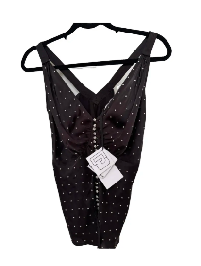 10. PACO RABANNE CRYSTAL BUTTONS TOP