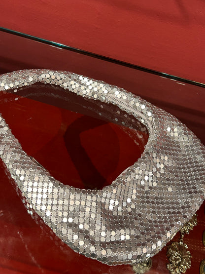 METALLIC HOBO BAG