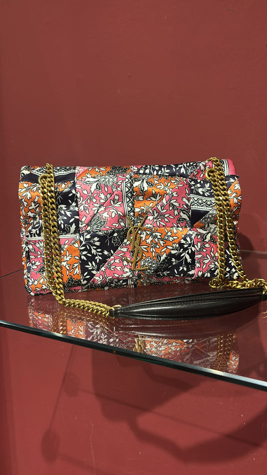 SAINT LAURENT PINK KATE FOULARD