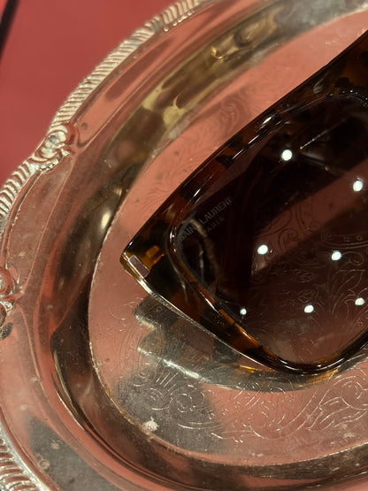 SAINT LAURENT OVERSIZED MASK SUNGLASSES