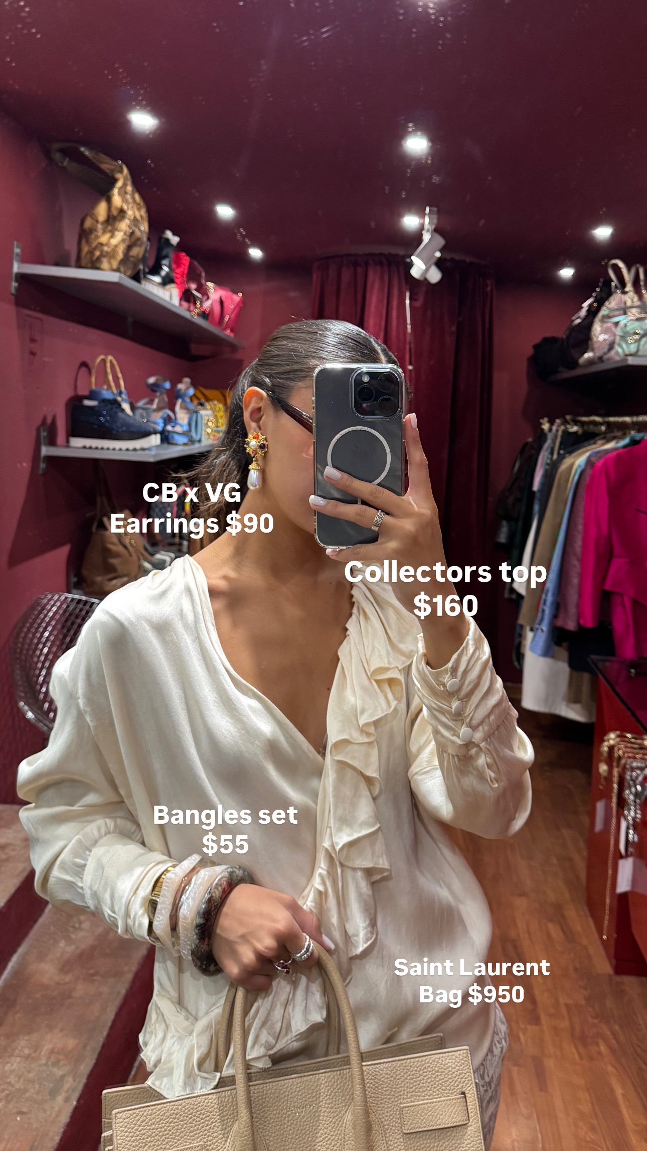 RUFFLED LONG SLEEVE SHIRT