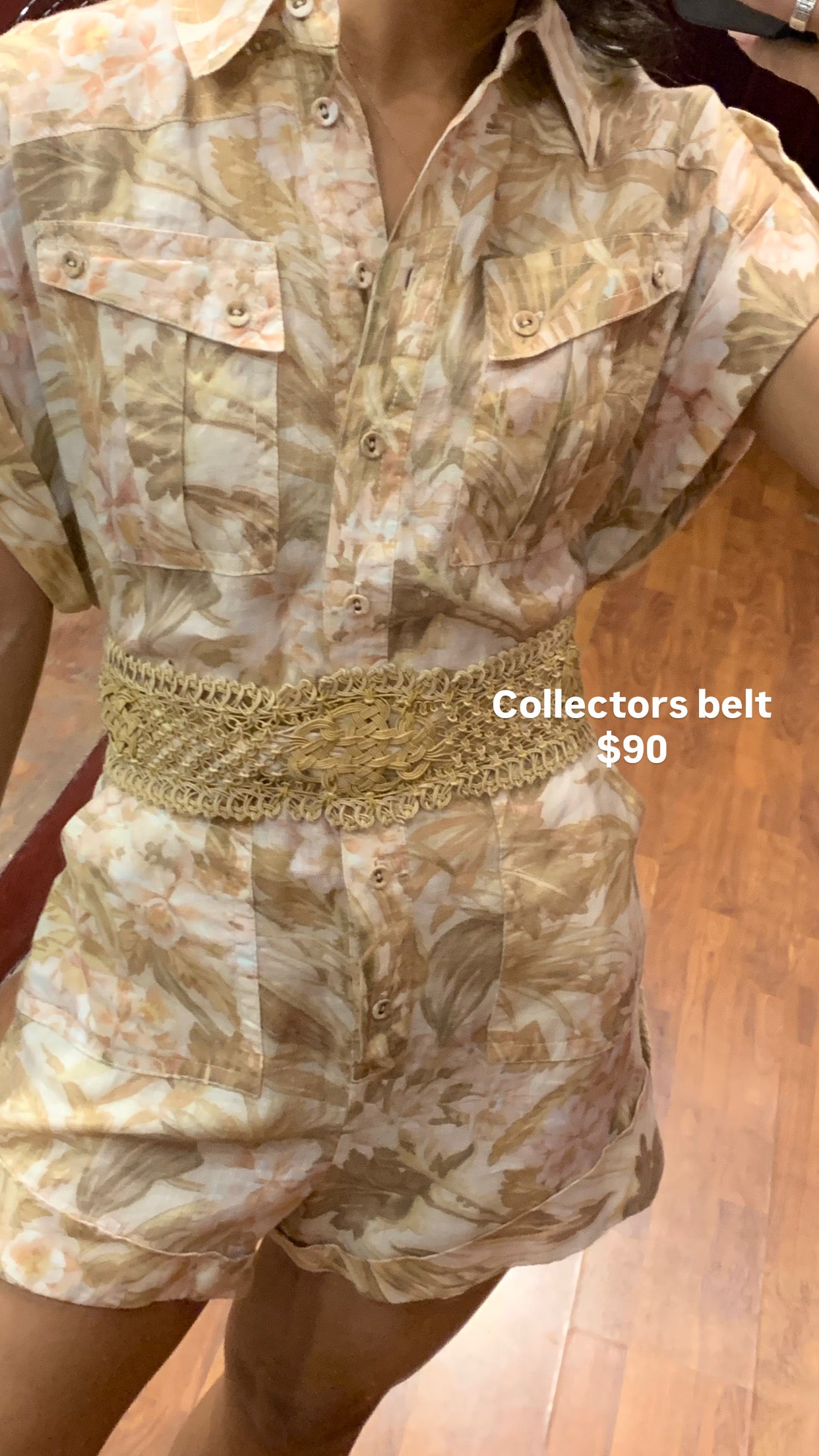 ZIMMERMANN SHORT FLOWER JUMPSUIT
