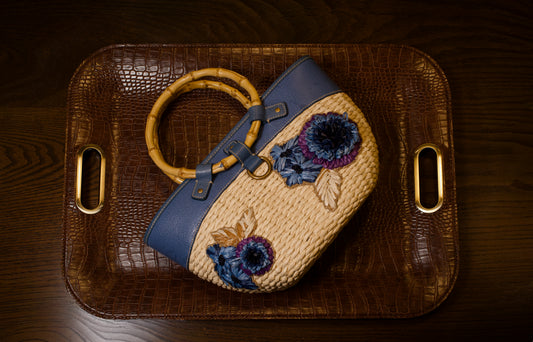 MIU MIU RAFFIA BASKET