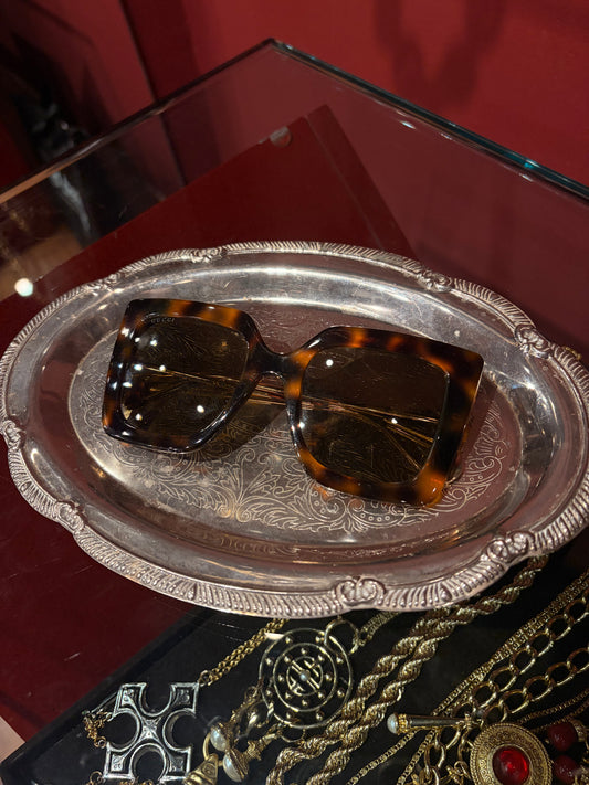GUCCI TORTOISE SUNGLASSES