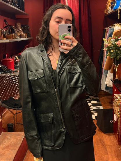 4 POCKETS LEATHER JACKET