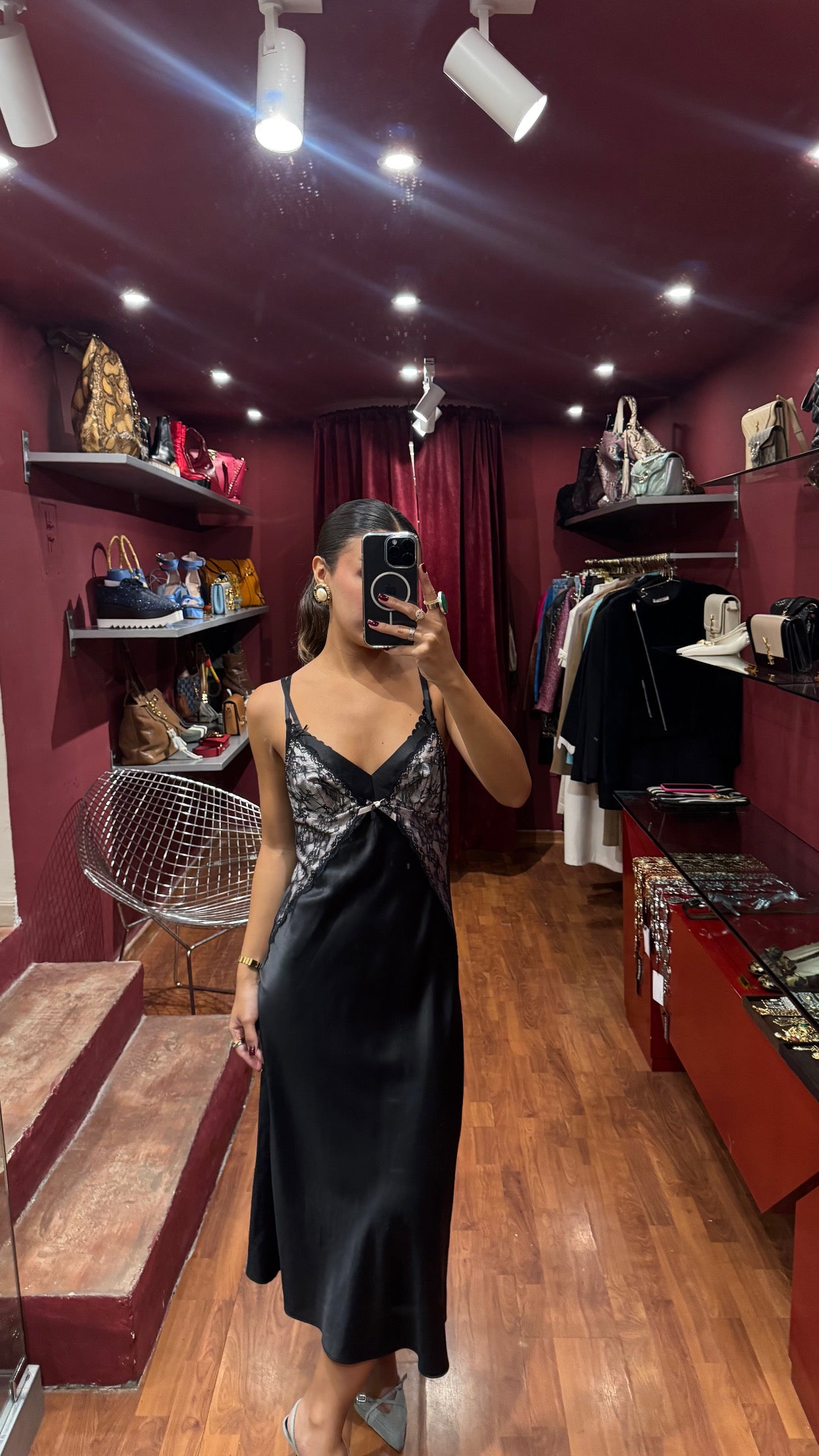 DARJEELING SILK MIDI DRESS