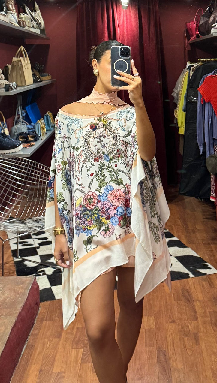 FENDI SHORT & BLOUSE SILK SET
