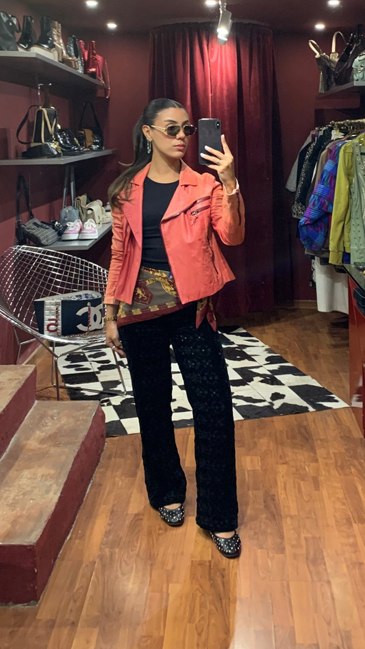 BIKER LEATHER JACKET