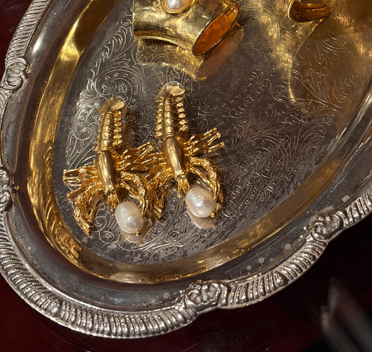 LOBSTER PEARL EARRINGS