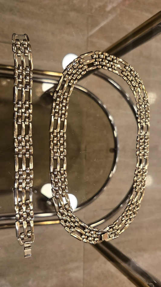 VINTAGE BRACELET AND NECKLACE SET
