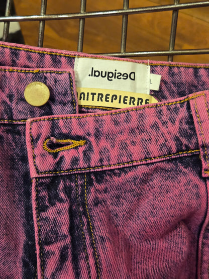 DESIGUAL BLEACHED OVERSIZED DENIM