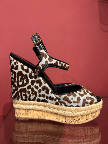 GUCCI WEDGES IN PONY HAIR (37)
