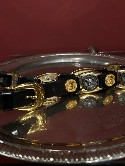 LEATHER & COINS VINTAGE BELT