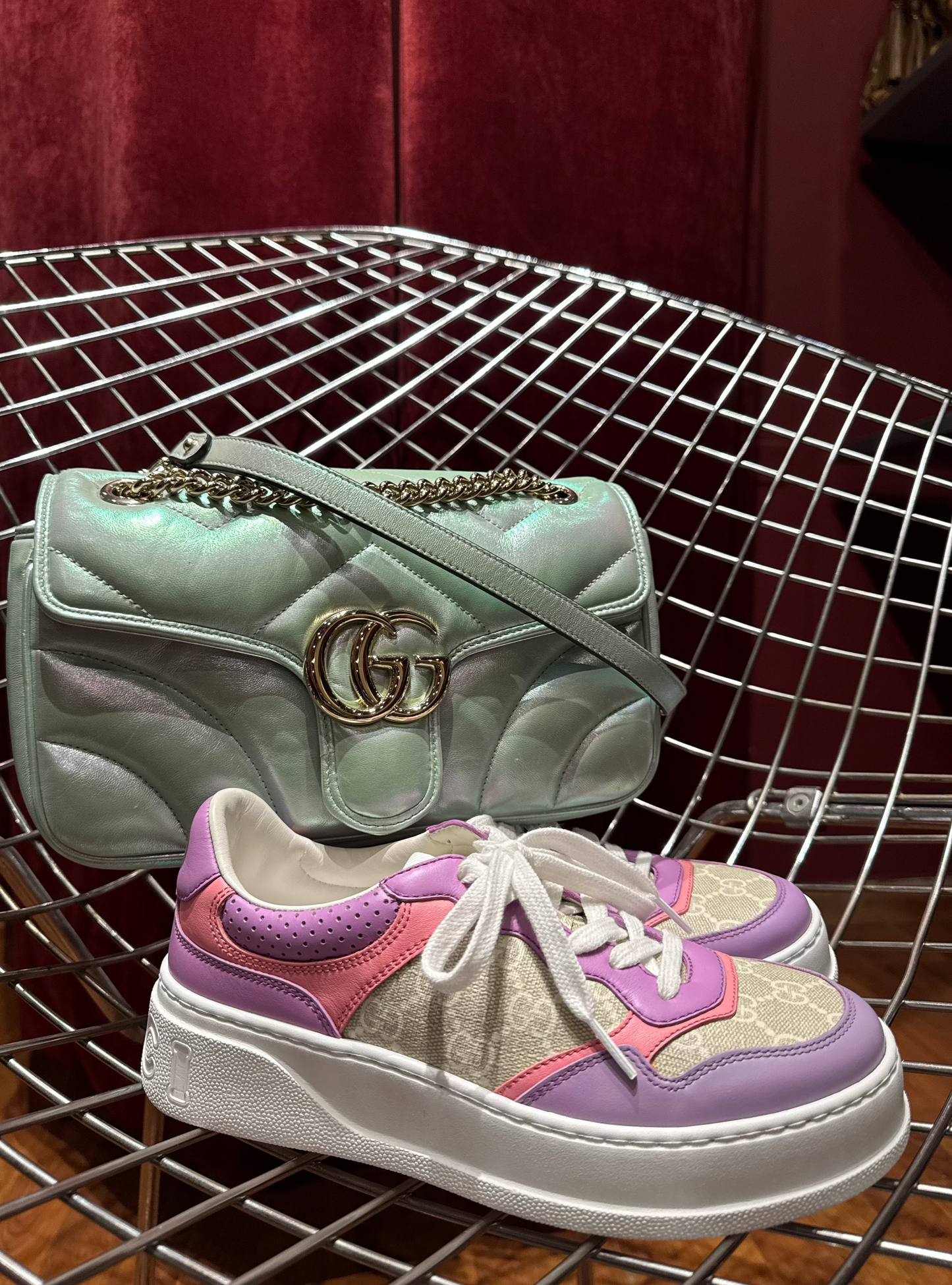 GUCCI SCREENER SNEAKER SHOES 37