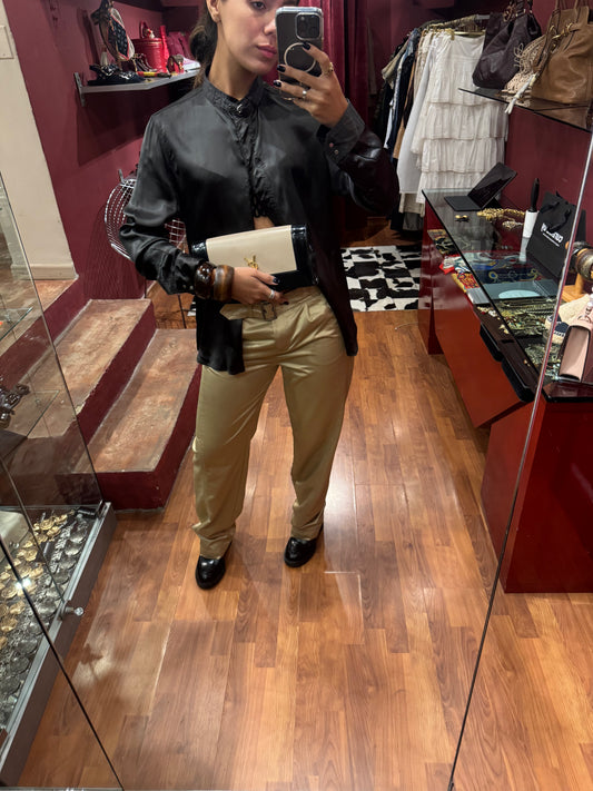 ET VOUS SATIN SHIRT