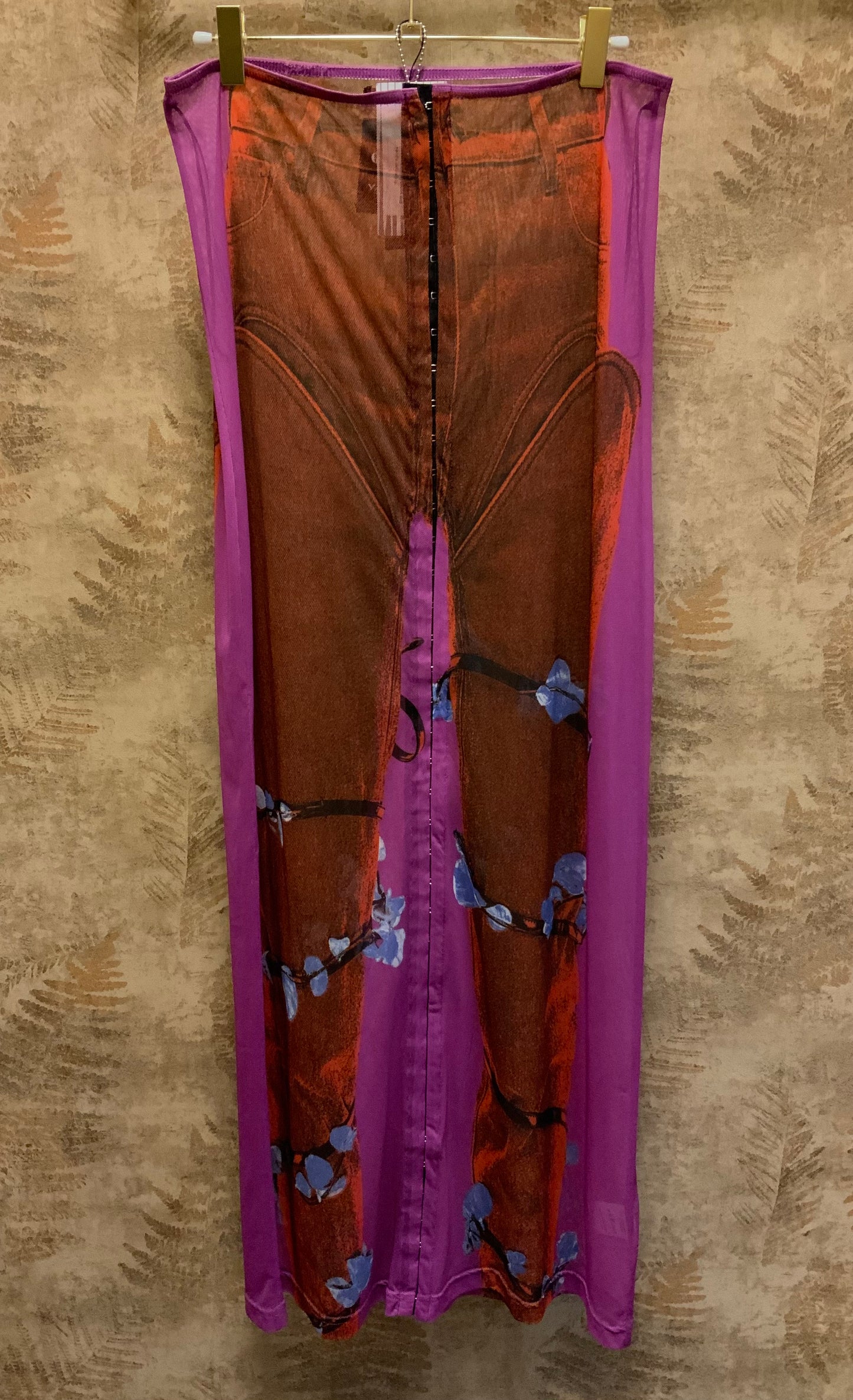 RUNWAY JEAN PAUL GAULTIER x Y PROJECT MESH SKIRT