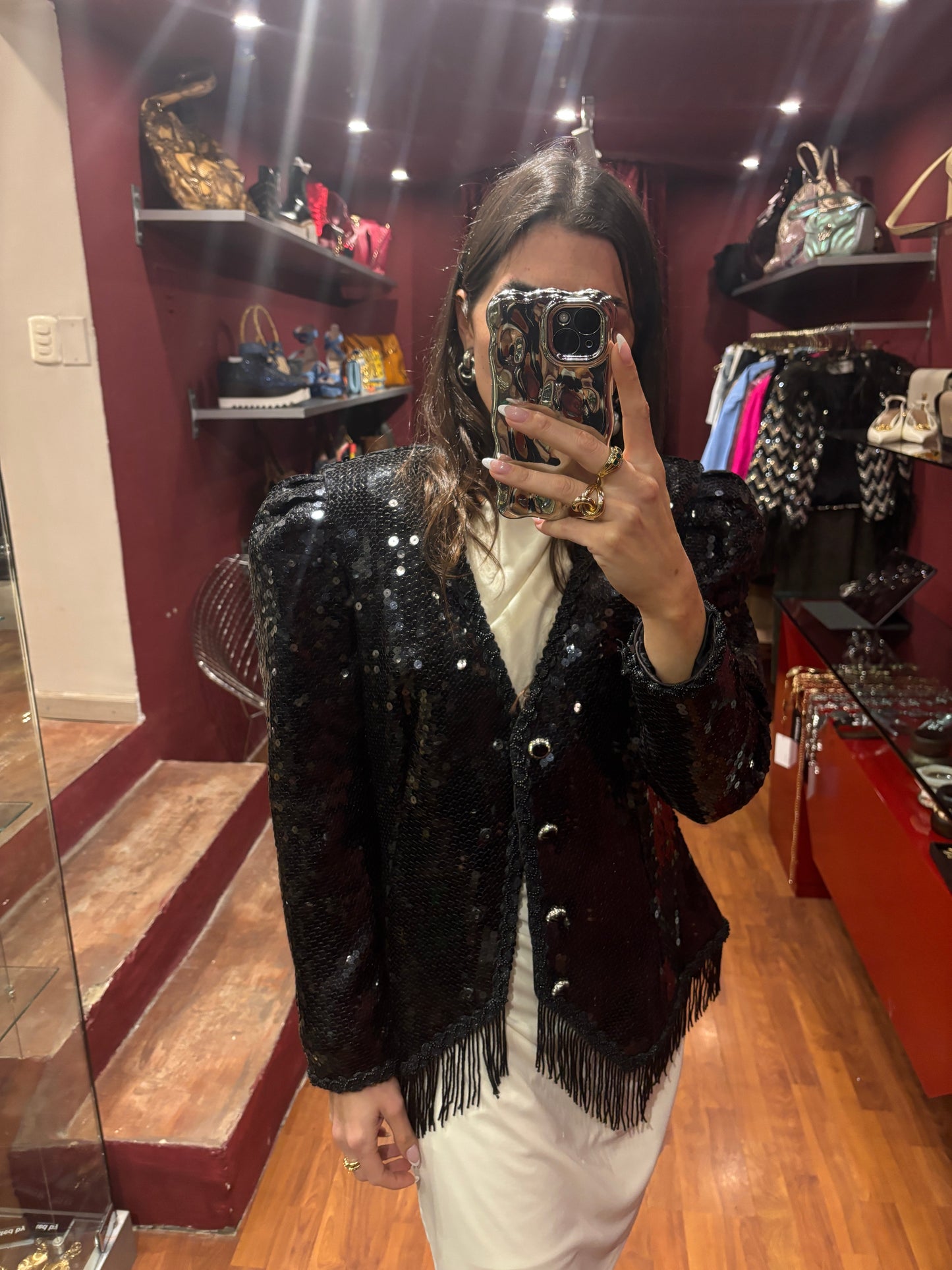 VINTAGE 80S SEQUINS SET