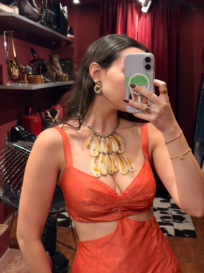 ETHNIC NACRE NECKLACE