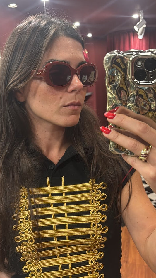 CHLOE OVAL SHAPE SUNGLASSES