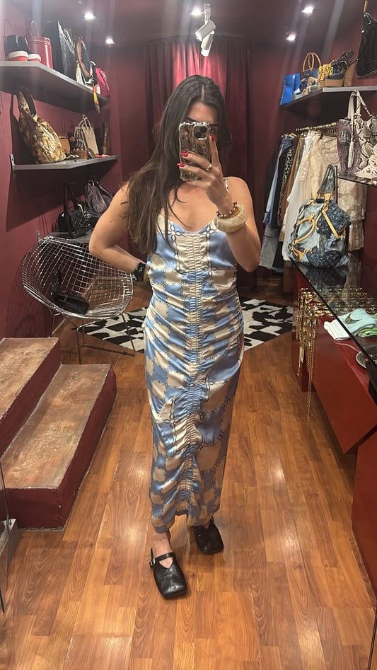 AHLUWALIA ROUCHED DRESS