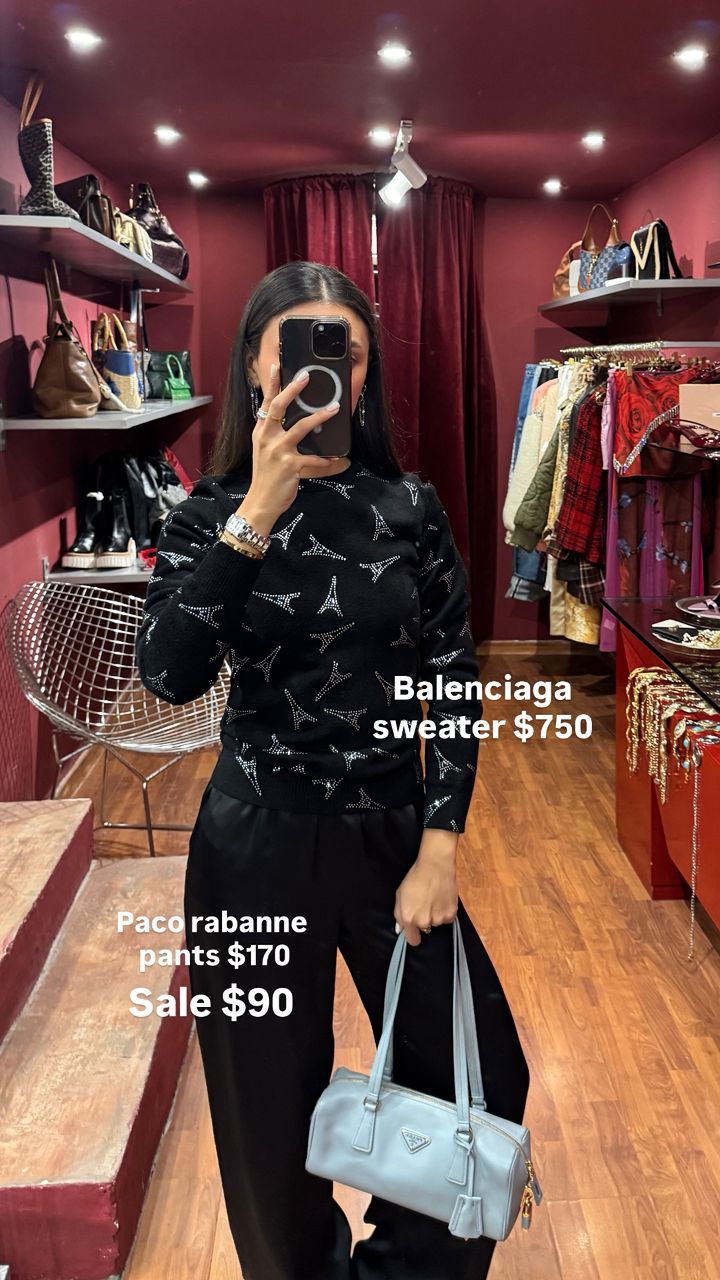 RUNWAY BALENCIAGA EIFFEL TOWER SWEATER