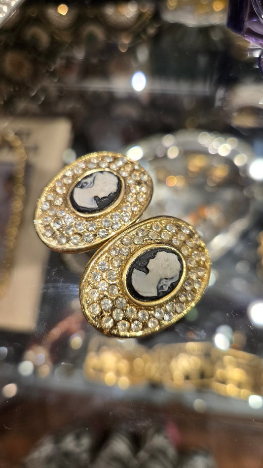 CAME & CRYSTALS EARRINGS