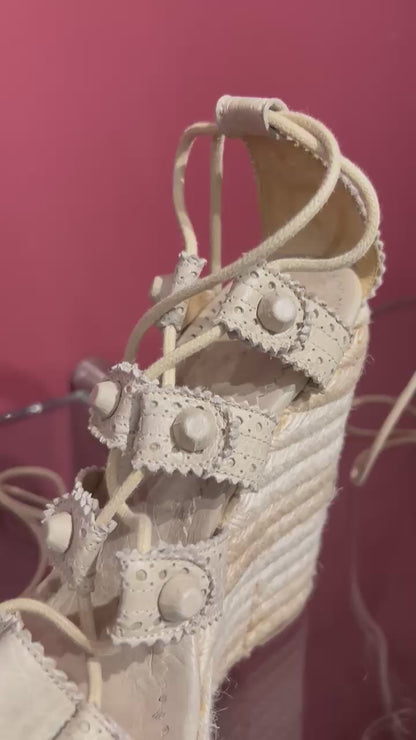 BALENCIAGA CITY ESPADRILLE (37)